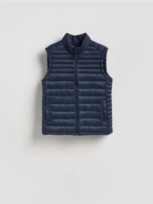 Reserved - Pikowana kamizelka - granatowy