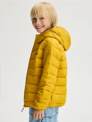 Reserved - Pikowana kurtka - bursztynowy