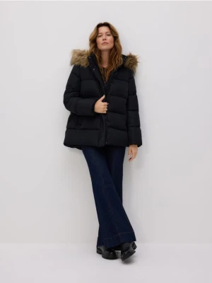 Reserved - Pikowana kurtka - czarny