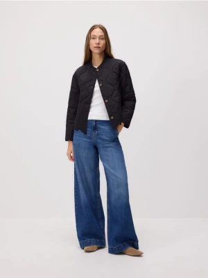 Reserved - Pikowana kurtka - czarny