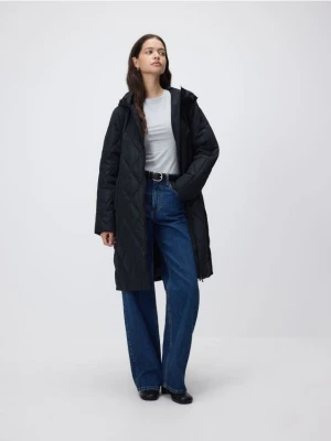 Reserved - Pikowana kurtka - czarny