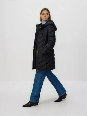 Reserved - Pikowana kurtka - czarny