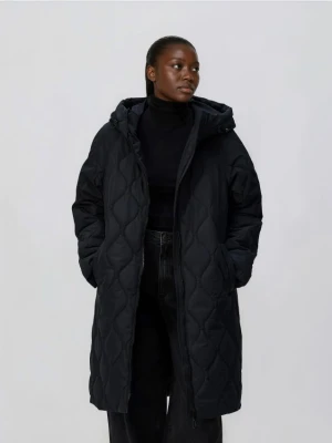 Reserved - Pikowana kurtka - czarny