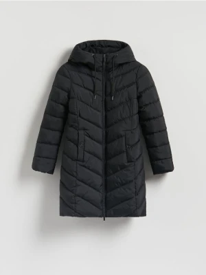 Reserved - Pikowana kurtka - czarny