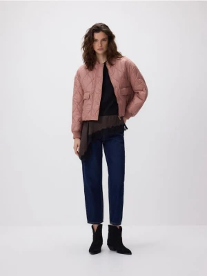 Reserved - Pikowana kurtka - jasnofioletowy