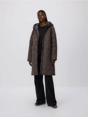 Reserved - Pikowana kurtka - szary