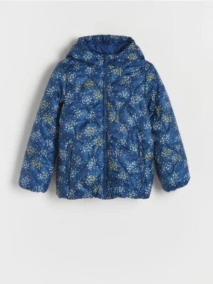 Reserved - Pikowana kurtka w kwiaty - Szary