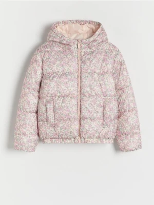 Reserved - Pikowana kurtka w kwiaty - wielobarwny