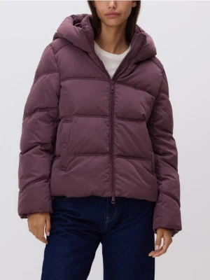 Reserved - Pikowana kurtka z kapturem - fioletowy