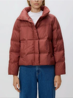 Reserved - Pikowana kurtka z puchem - brudny róż