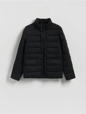 Reserved - Pikowana kurtka ze stójką - czarny