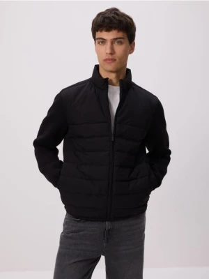 Reserved - Pikowana kurtka ze stójką - czarny