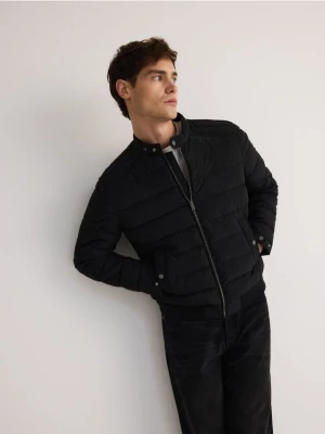 Reserved - Pikowana kurtka ze stójką - czarny