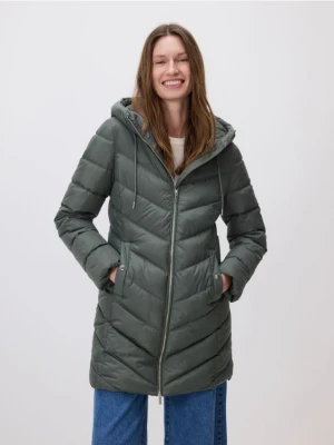 Reserved - Pikowana kurtka - zielony