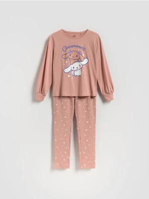 Reserved - Piżama dwuczęściowa Cinnamoroll - brudny róż
