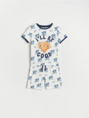 Reserved - Piżama E.T. - złamana biel