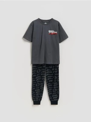 Reserved - Piżama Fast & Furious - ciemnoszary