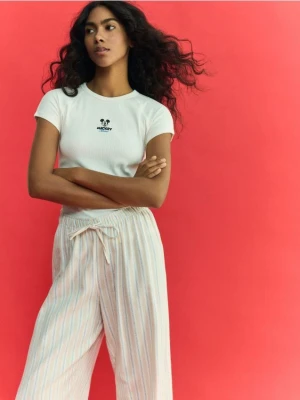 Reserved - Piżama Mickey Mouse - beżowy