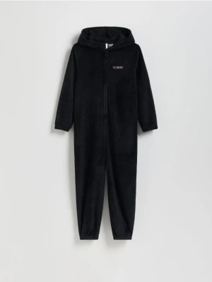 Reserved - Piżama pajacyk z kapturem Kuromi - czarny