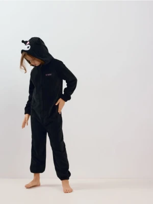 Reserved - Piżama pajacyk z kapturem Kuromi - czarny