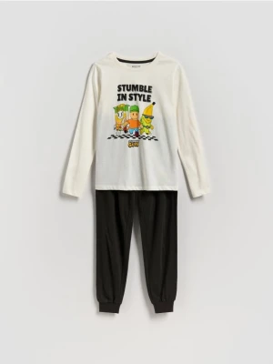 Reserved - Piżama Stumble Guys - złamana biel