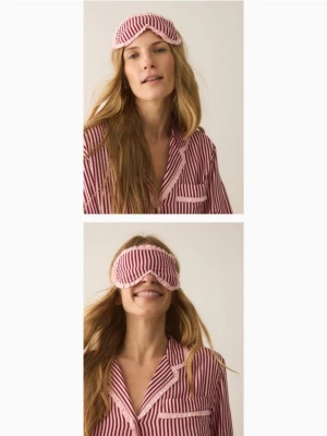 Reserved - Piżama z opaską do spania - ciemnofioletowy