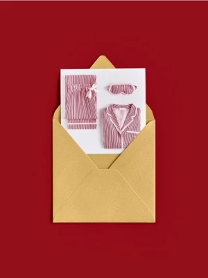 Reserved - Piżama z opaską do spania - ciemnofioletowy