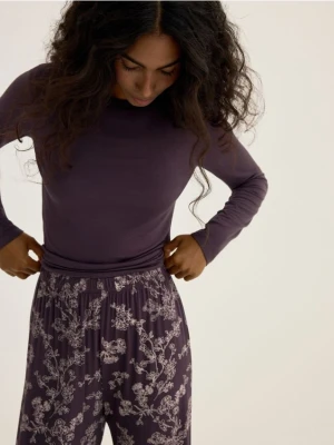 Reserved - Piżama z wiskozy - ciemnofioletowy