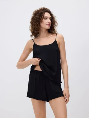 Reserved - Piżama z wiskozy - czarny