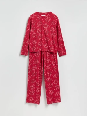 Reserved - Piżama ze świątecznym motywem - czerwony