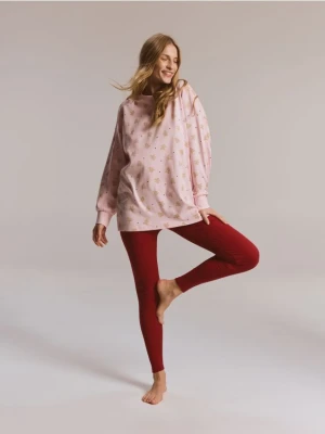 Reserved - Piżama ze świątecznym nadrukiem - fioletowy