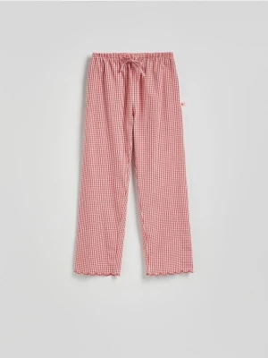 Reserved - Piżamowe spodnie - czerwony