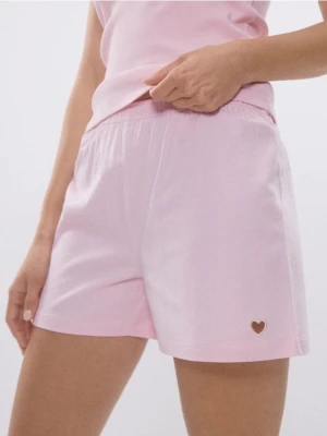Reserved - Piżamowe szorty 2 pack - pastelowy róż