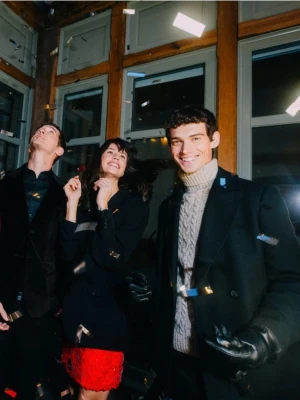 Reserved - Płaszcz z dodatkiem wełny - czarny