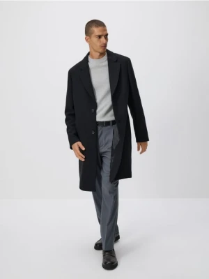 Reserved - Płaszcz z domieszką wełny - czarny