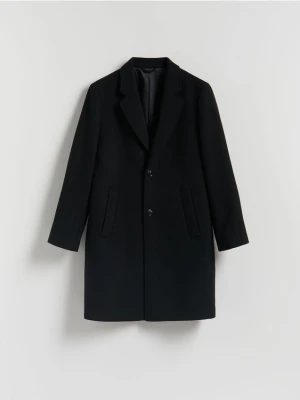 Reserved - Płaszcz z domieszką wełny - czarny