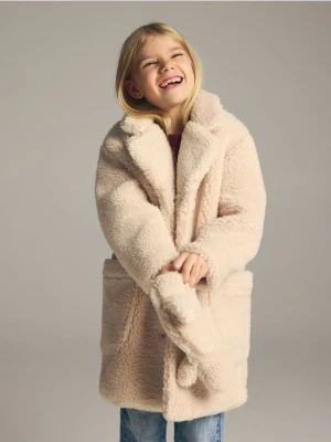 Reserved - Płaszcz z rękawiczkami - beżowy