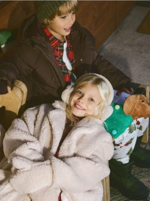 Reserved - Płaszcz z rękawiczkami - beżowy