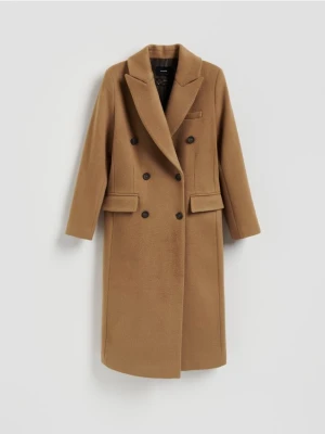 Zdjęcie produktu Reserved - Płaszcz z wełną Bellandi - beżowy
