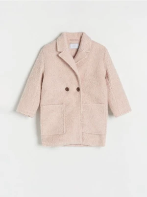 Reserved - Płaszcz z wełną - beżowy