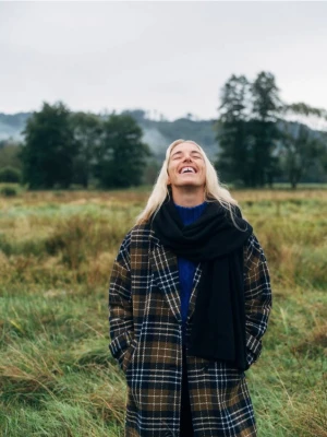 Reserved - Płaszcz z wełną - wielobarwny