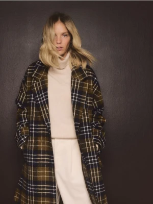 Reserved - Płaszcz z wełną - wielobarwny