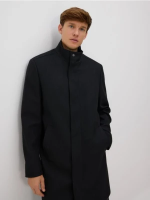 Reserved - Płaszcz z wiskozą - czarny