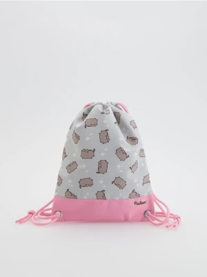Reserved - Plecak worek Pusheen - jasnoszary