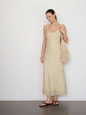 Reserved - Pleciona torebka - złamana biel