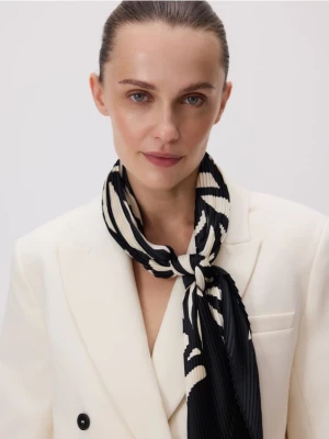 Reserved - Plisowana apaszka - czarny