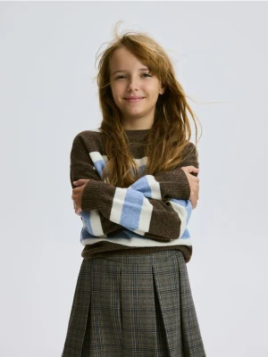 Reserved - Plisowana spódnica z szortami - wielobarwny