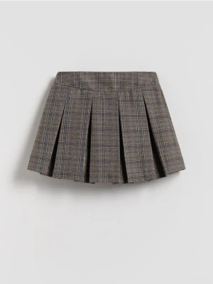 Reserved - Plisowana spódnica z szortami - wielobarwny