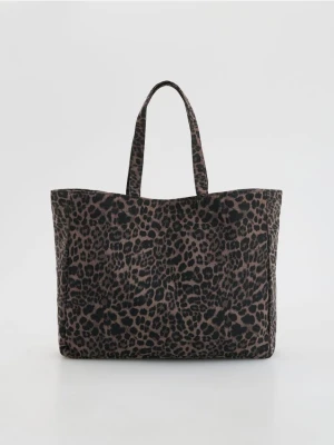 Reserved - Płócienna torebka shopper - wielobarwny