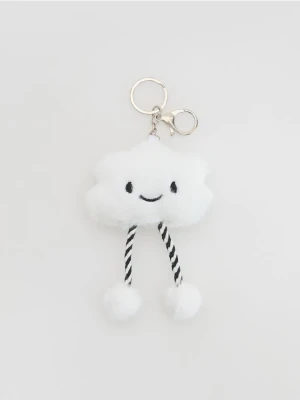 Reserved - Pluszowy brelok - biały